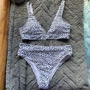 Dalmatian print bikini